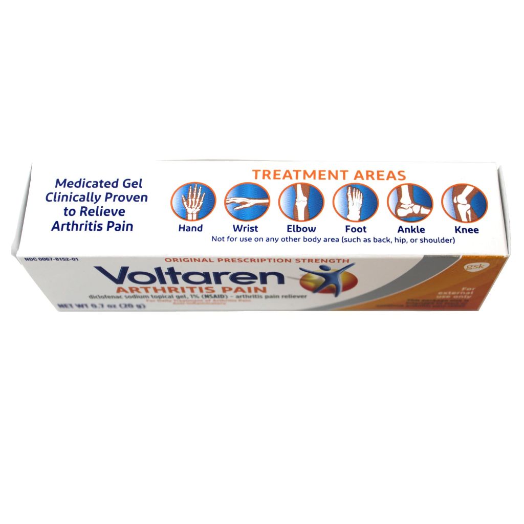 Voltaren Topical Gel 1%, Arthritis Pain Relief with Diclofenac, Travel Size 0.7 Ounce