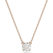 Swarovski Constella Pendant Necklace, White Crystals on Rose Gold Finish Setting