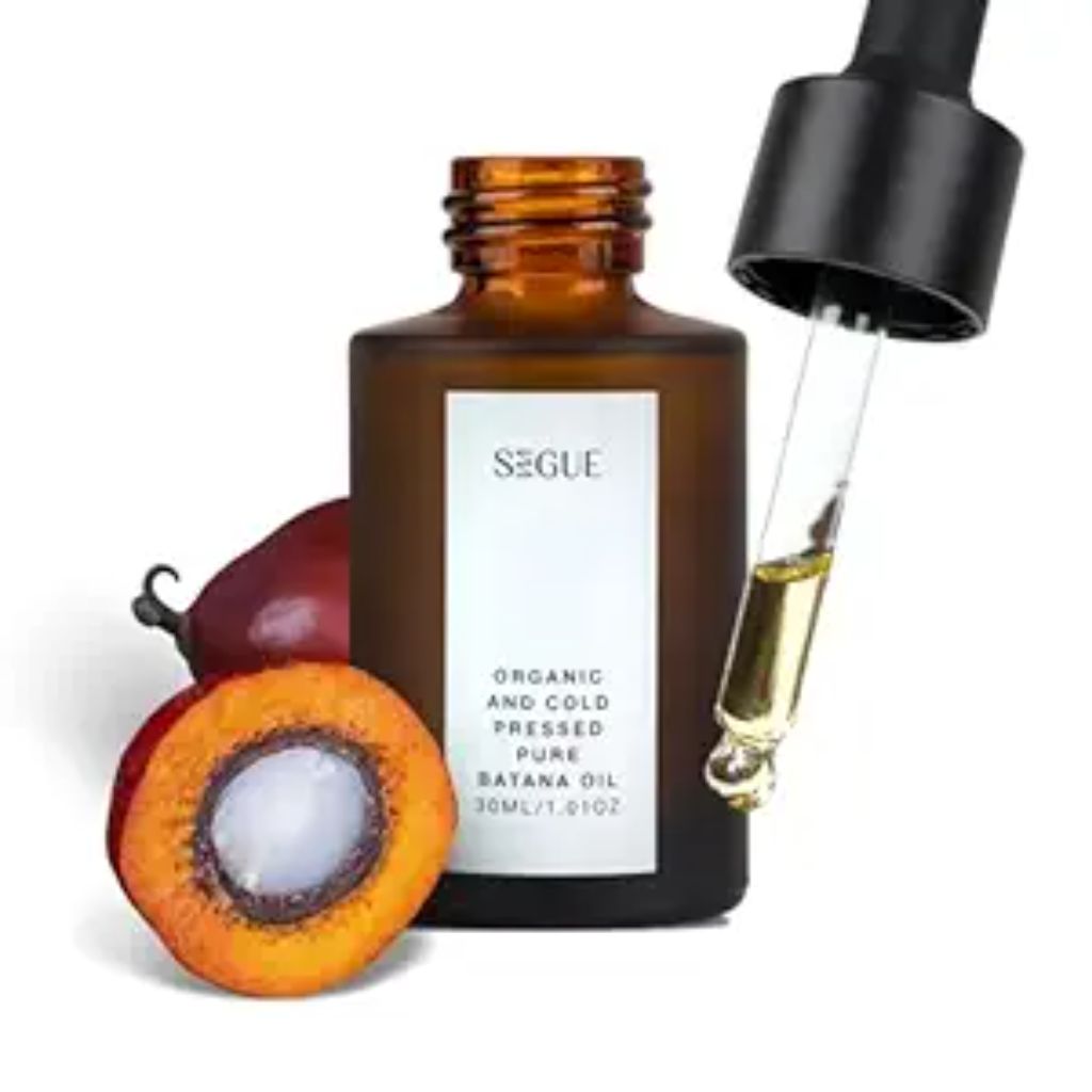 100% Raw Batana Oil for Hair Growth - Unrefined Batana Oil Pure Organic Extract - Cold Pressed Batana from Honduras - Segue Batana oil Organic Scalp Treatment for Women & Men with Weak, Dry Hair - 1oz