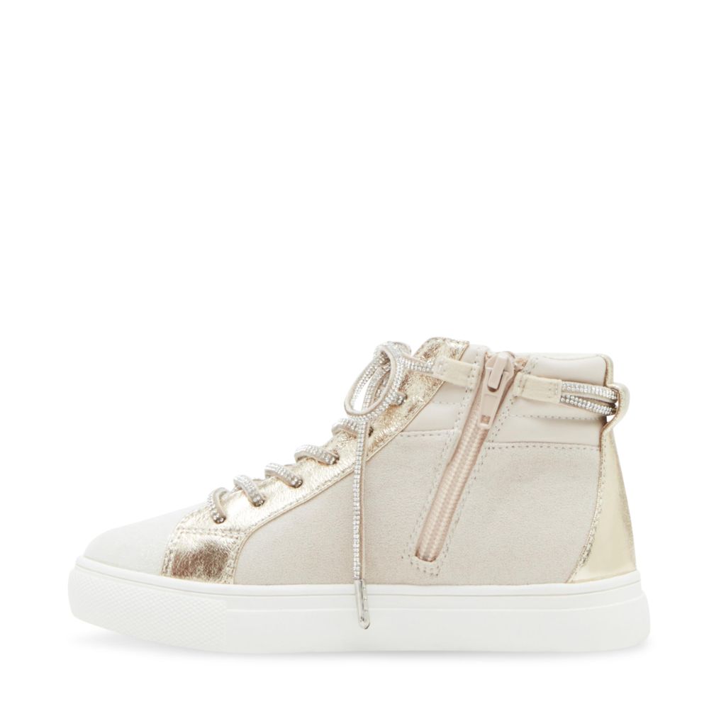Steve Madden Girls Shoes TRICKYY Sneaker, Gold - size 1
