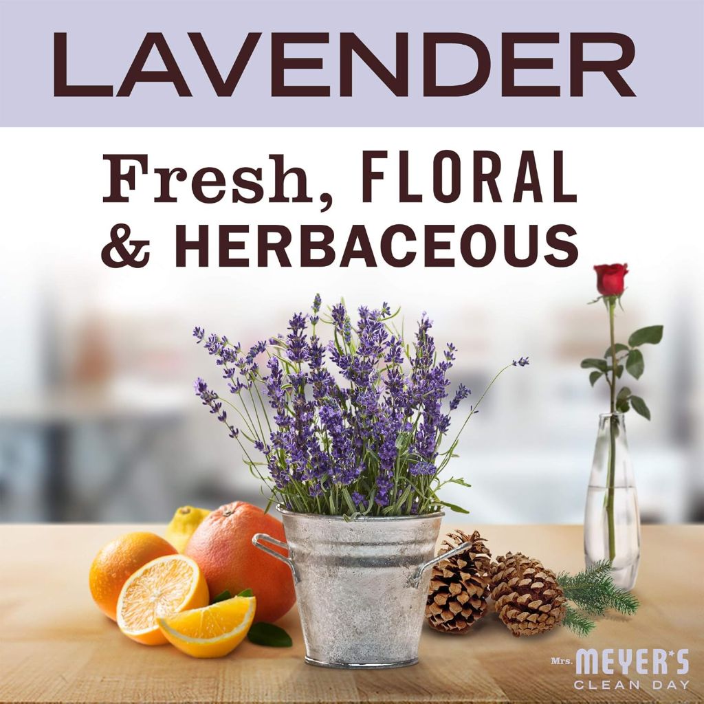 MRS. MEYER'S CLEAN DAY Soy Tin Candle, Lavender, 2.9 Oz