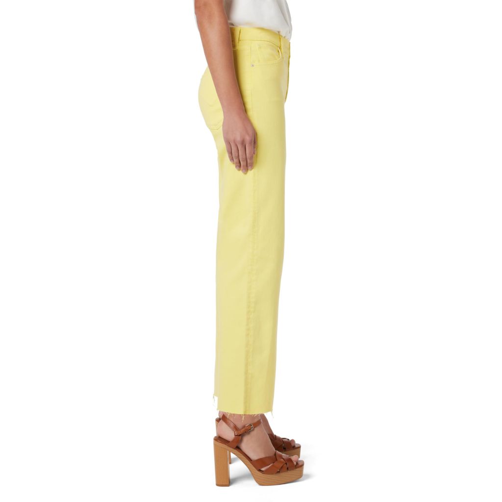 Hudson Women's Rosie High Rise, Wide Leg Ankle Jean, Limelight, 24