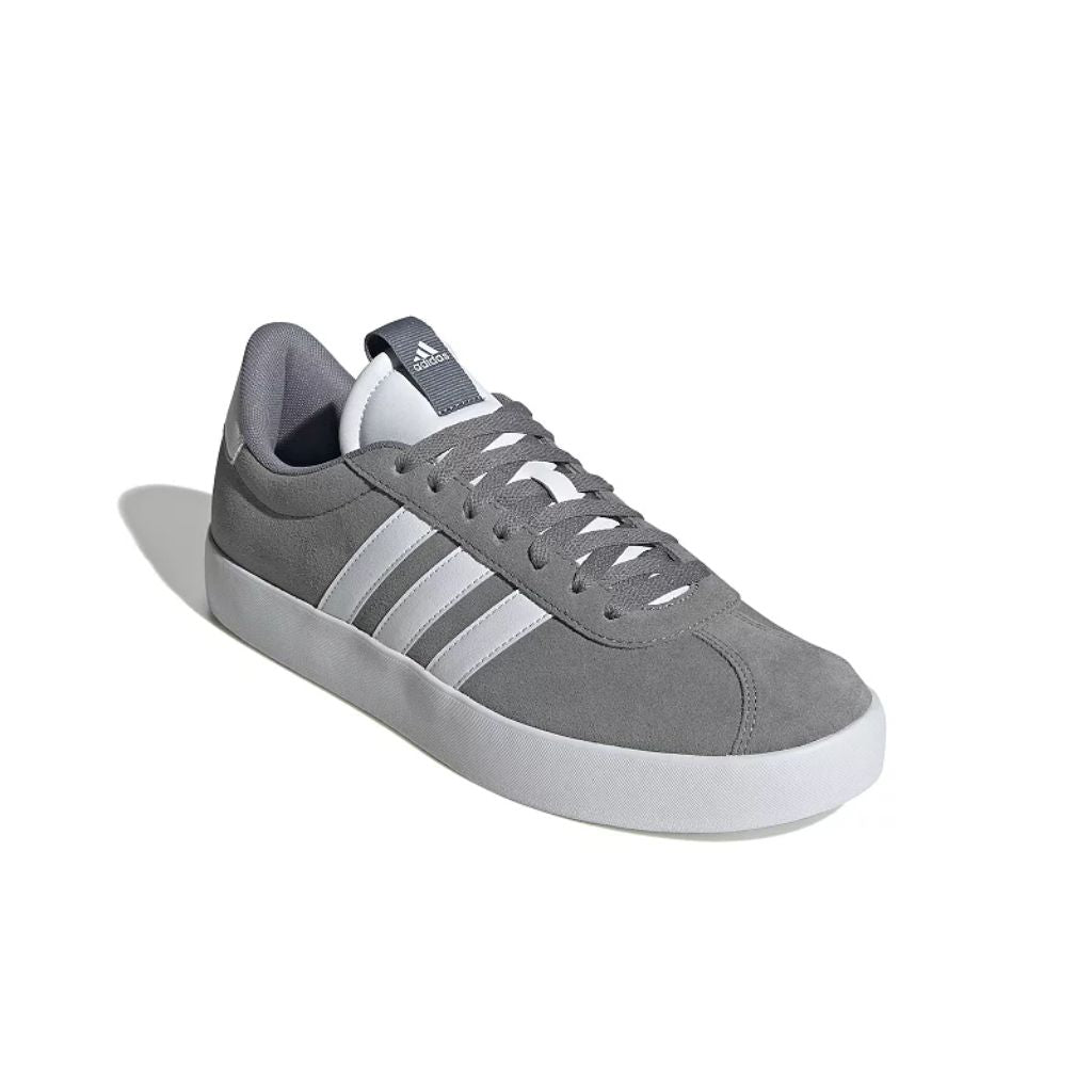 adidas Men's VL Court 3.0 Shoes - Gray/White, Size 9.5