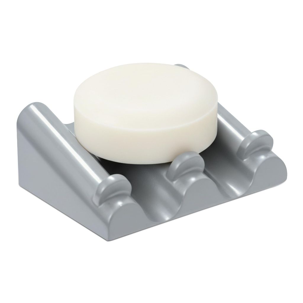 DOXOLOGY Self Draining Soap Dish - Marble Gray
