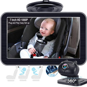 DoHonest Baby Car Camera 7-Inch: (V9) USB Plug and Play Easy Setup