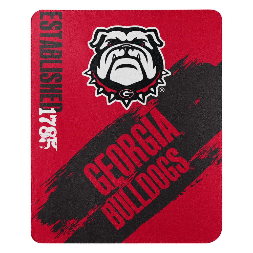 Northwest NCAA Georgia Bulldogs Unisex-Adult Fleece Throw Blanket, 50" x 60", Painted Legacy