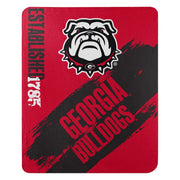 Northwest NCAA Georgia Bulldogs Unisex-Adult Fleece Throw Blanket, 50" x 60", Painted Legacy