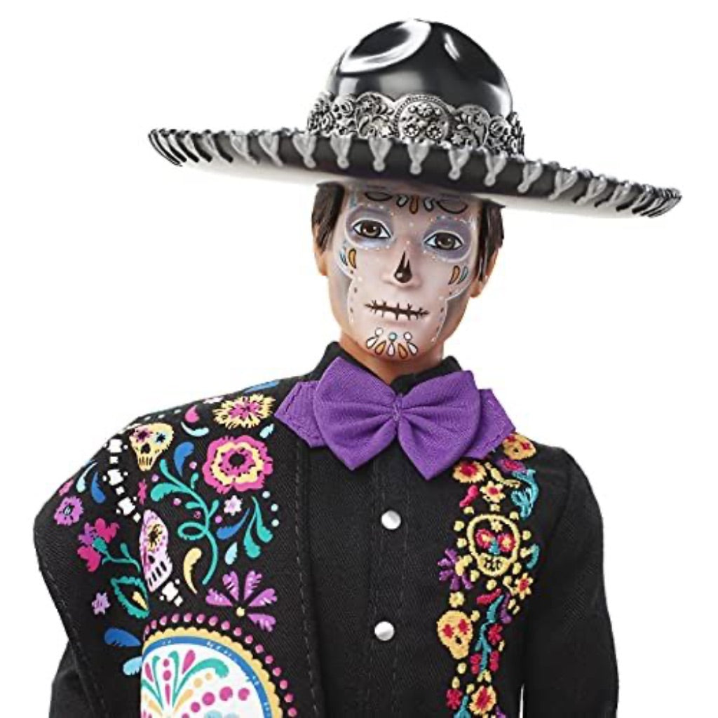 Barbie 2021 Dia De Muertos 2021 Ken Doll (12-in) Wearing Embroidered Shirt & Serape