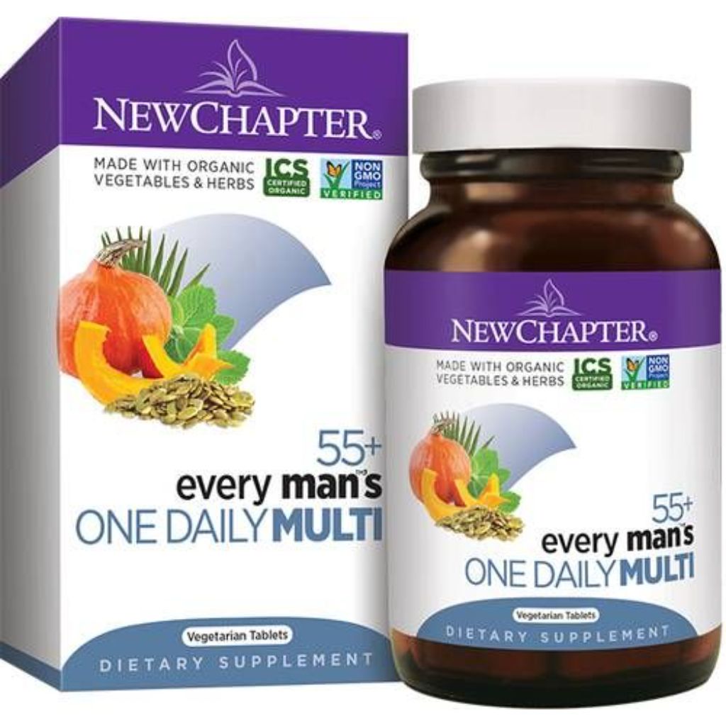New Chapter Every Man's One Daily Multi 55+ Multivitamin - 72 Tablets
