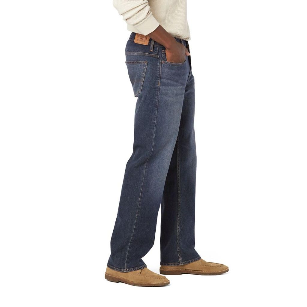 Levi Strauss Signature Gold Men's Loose Fit Jeans, Midnight Cavern, 28Wx30L