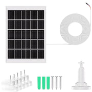 Solar Panel for Ring Doorbell – 7W Solar Panel Charger with 13ft Cable, Weatherproof 360° Adjustable Mount, For Ring Battery Doorbell 2/3/3 Plus/4/Plus