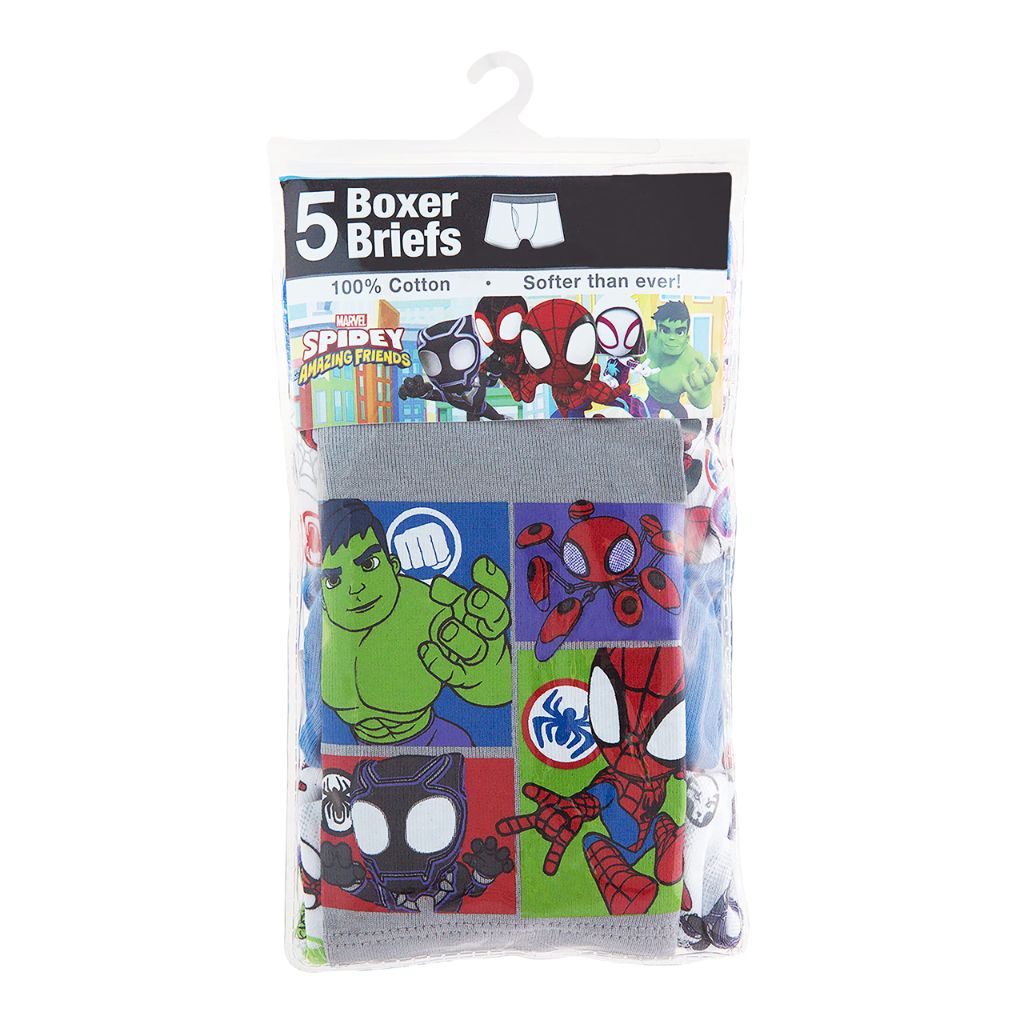 SZ 2/3/4T Toddler Superhero Friends Exclusive Underwear with Iron Man, Hulk & More