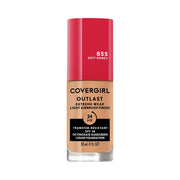 Covergirl Outlast Extreme Wear 3-in-1 Full Coverage Liquid Foundation, SPF 18 Sunscreen, Soft Honey, 1 Fl. Oz.