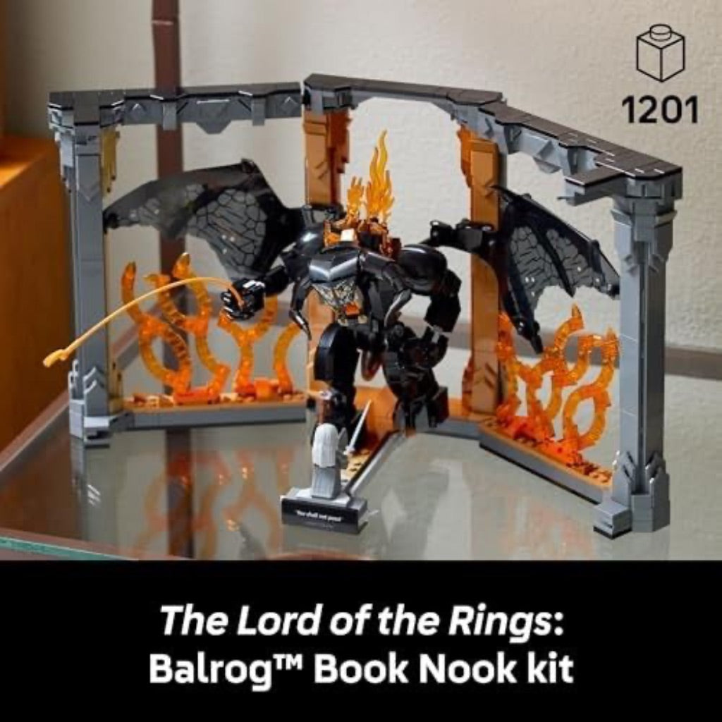 LEGO Icons The Lord of the Rings: Balrog Book Nook (10367), 18+, 1201 pcs