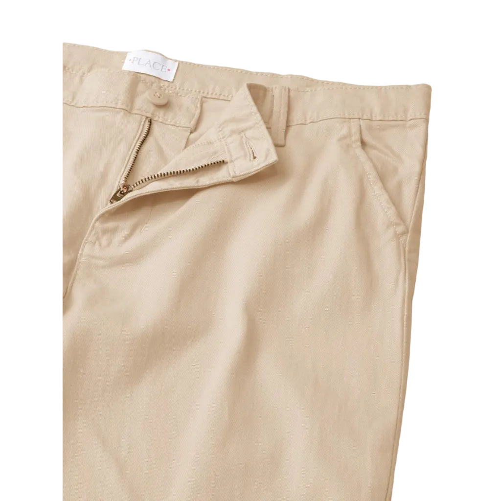 The Children's Place girls Uniform Skinny Chino Pants, Bisquit, 12 Slim US