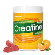 SUPERANT Creatine Monohydrate Gummies, 1.5g of Creatine, 90 Gummies
