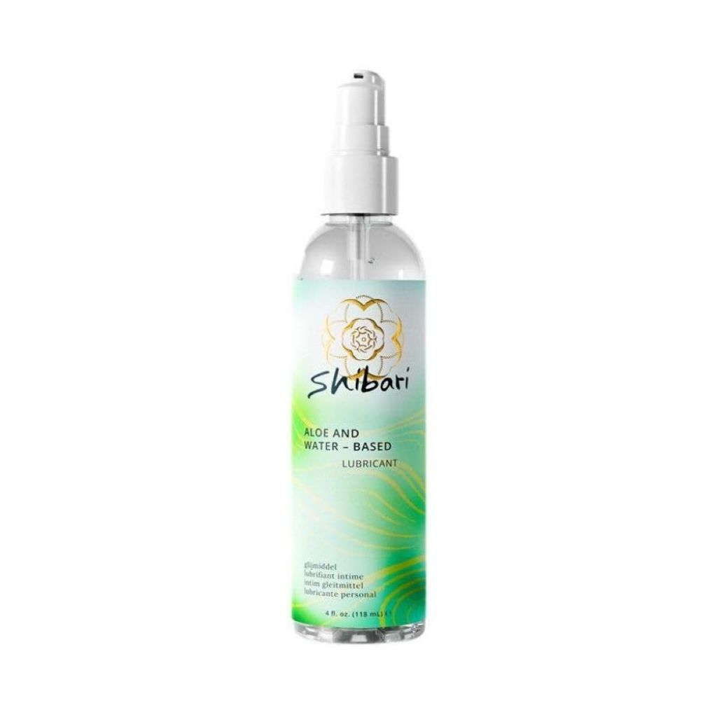 Shibari Premium Aloe Water-Based Personal Lubricant for Couples and Women (Aloe, 4 Fl Oz)