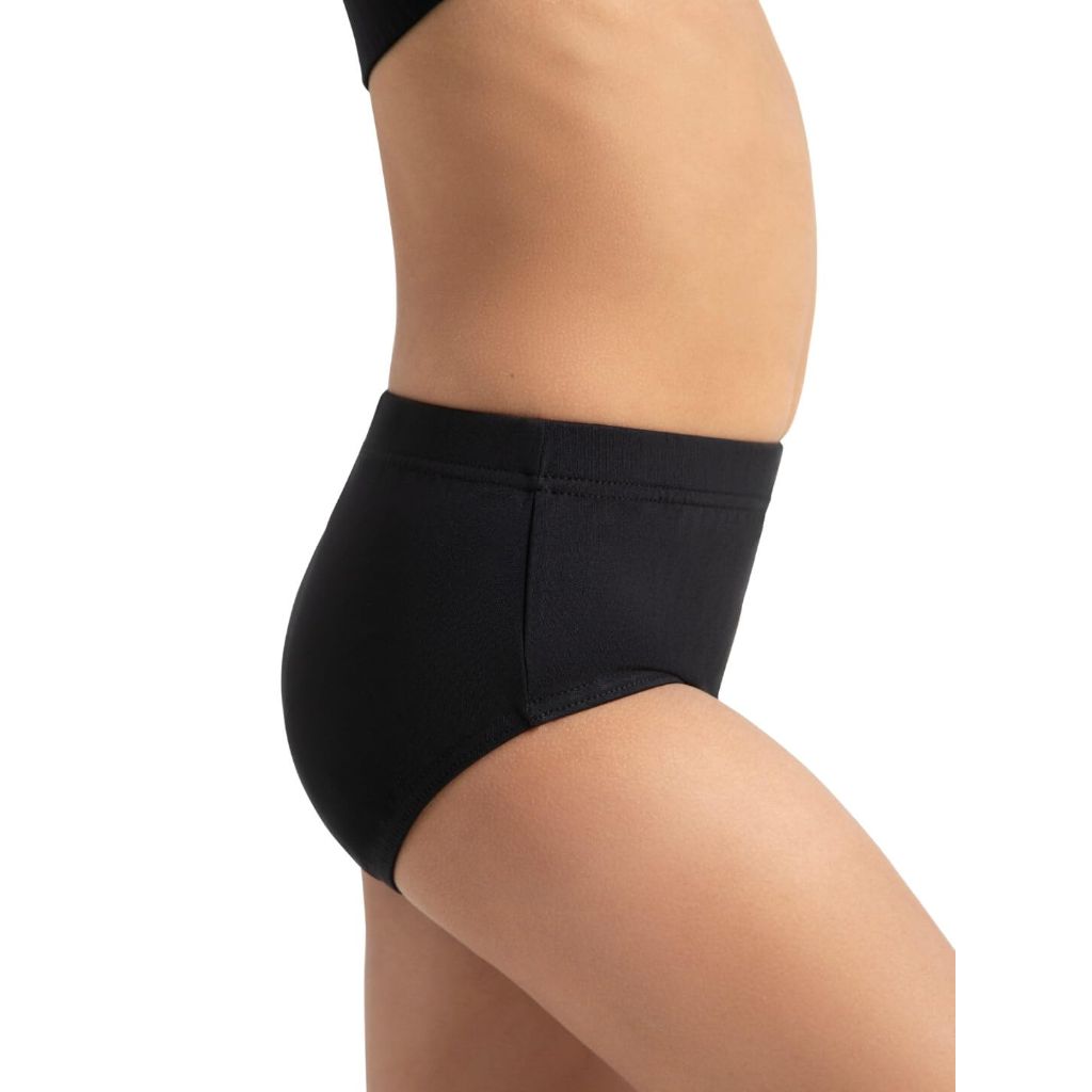 Capezio girls Brief underwear, Black, US M
