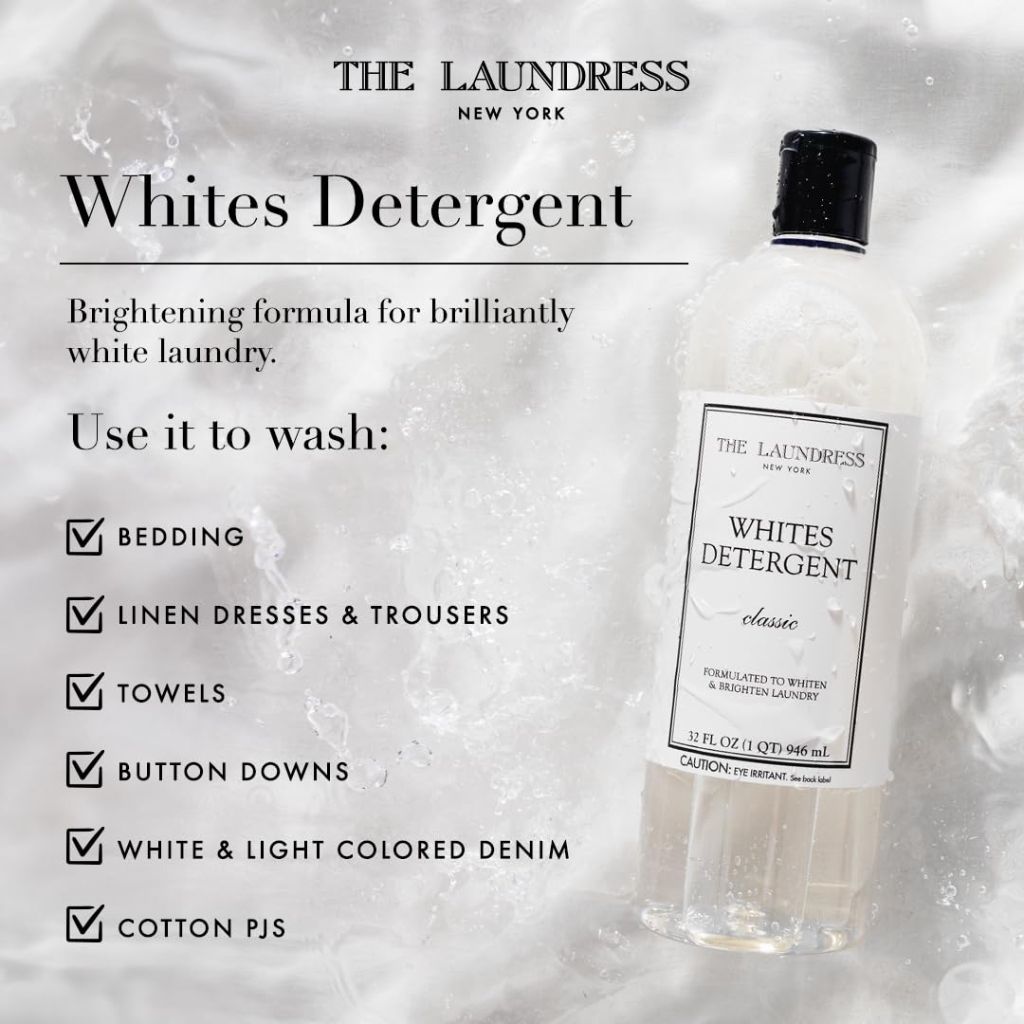 The provided title 'The Laundress Whites Detergent, Concentrated Laundry Detergent Liquid, Classic Scent, 32 oz.' is valid as it contains a meaningful product name, brand, and descriptive details.