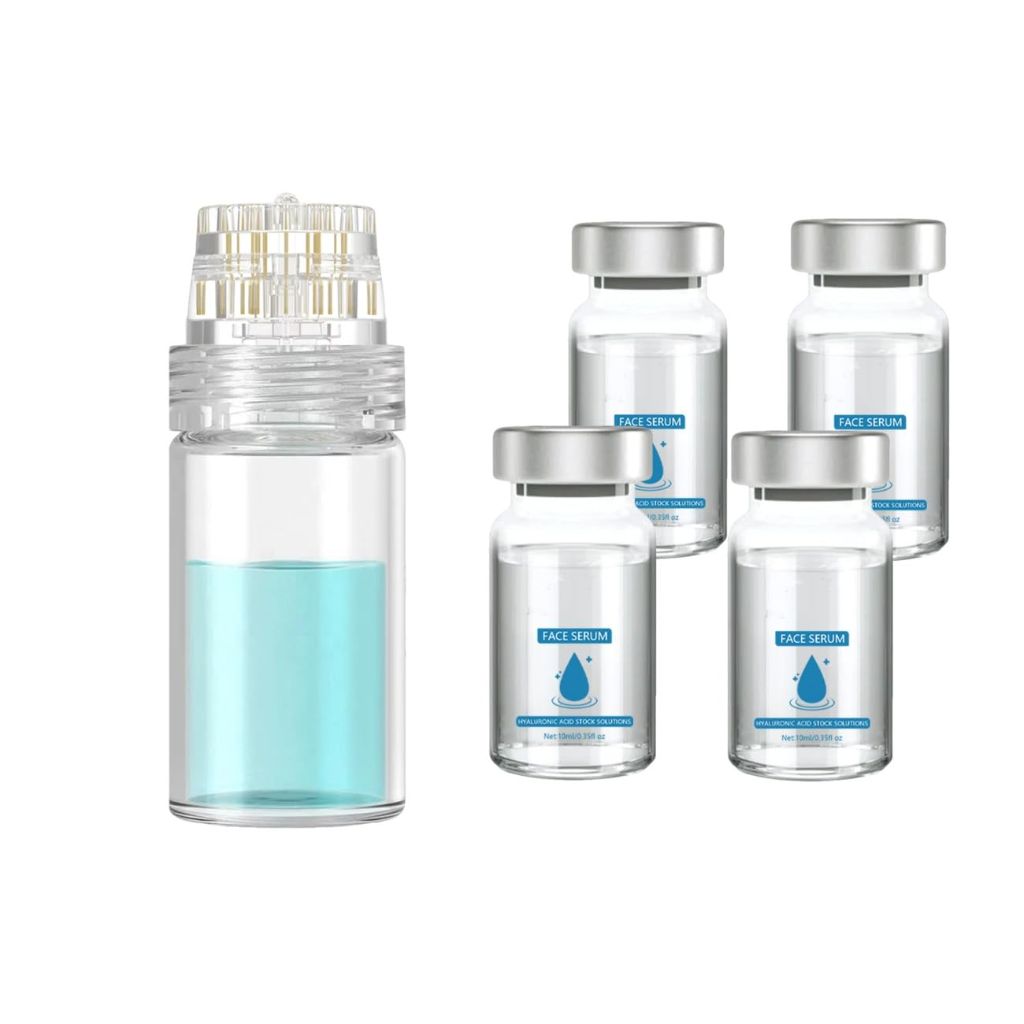 Micro InFusion System for Face,Mirco Facial Serum System(1*Serum applicator +4* Face Serum)