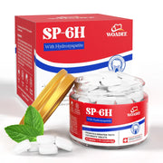 SP-6 Probiotics & Hydroxyapatite Toothpaste Tablets - Mint Fresh Travel Tabs (62 Count)