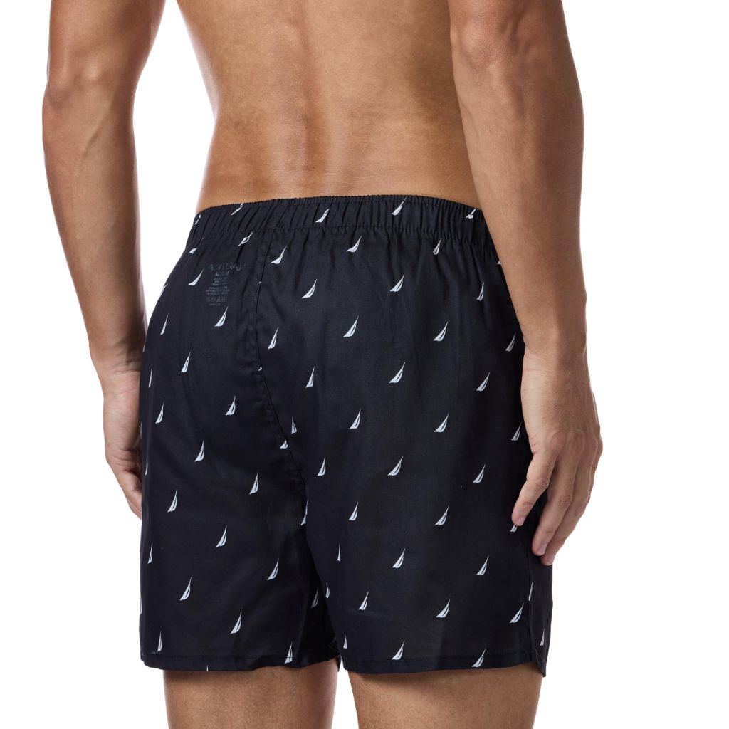 Nautica Men's Cotton Woven 3pk Boxers - size S