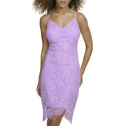 Siena womens Corded Lace Mini Dress - Size 8