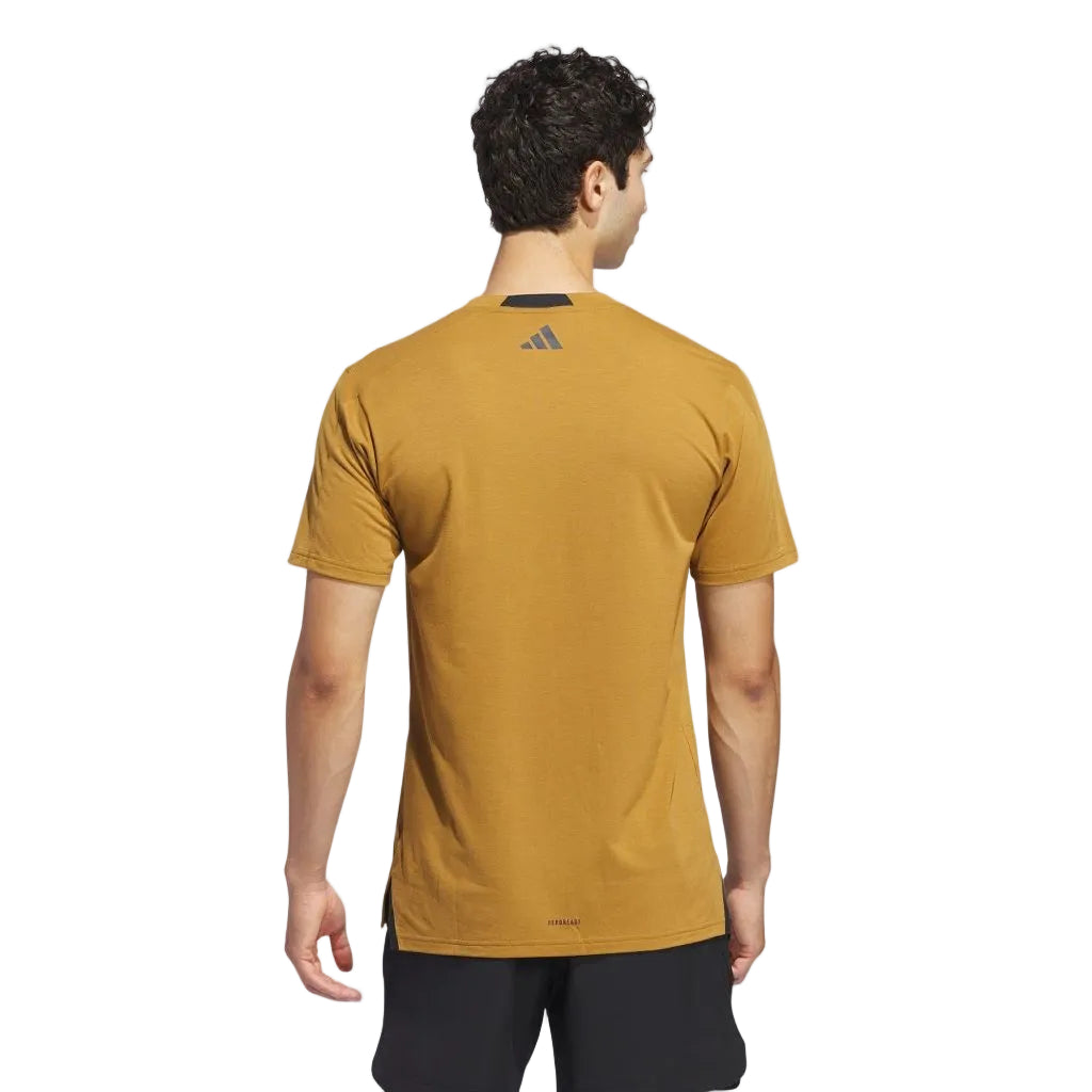 adidas Men's Mahomes Designed 4 Training T-Shirt - Bronze Strata, 2XL