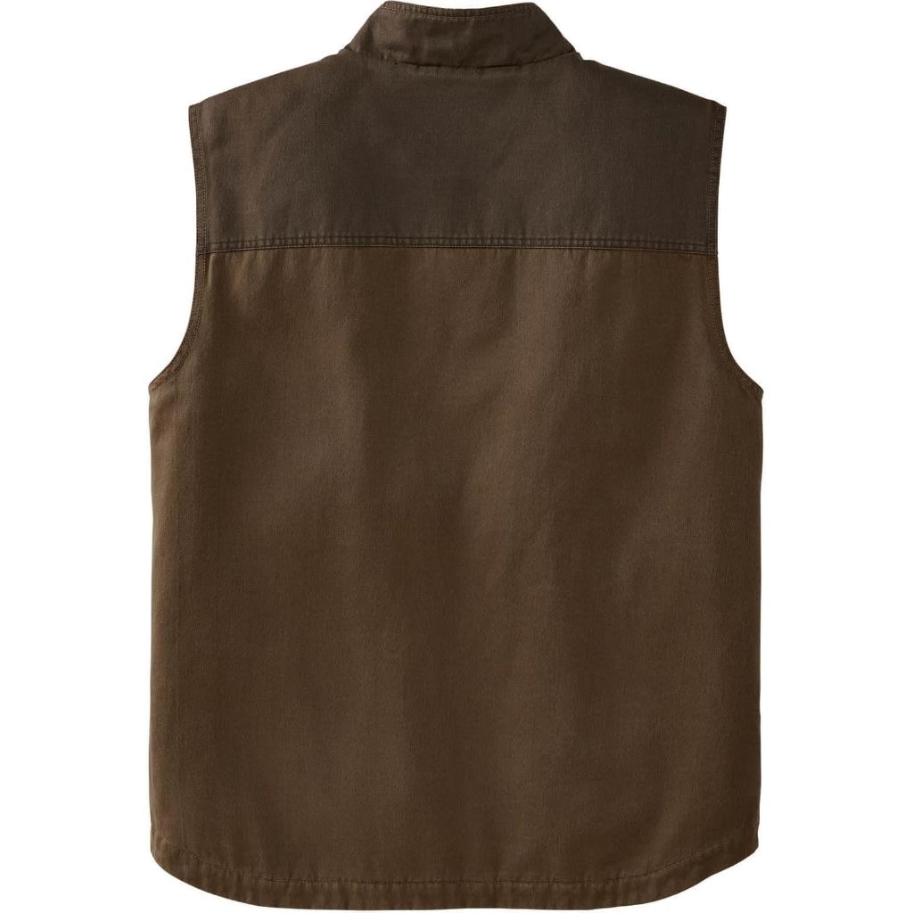 Legendary Whitetails Men's Tough as Buck Vest for Men, Work Flannel Lined Hunting Outerwear, Casual Western Insulated Zip Up, Rawhide, Medium