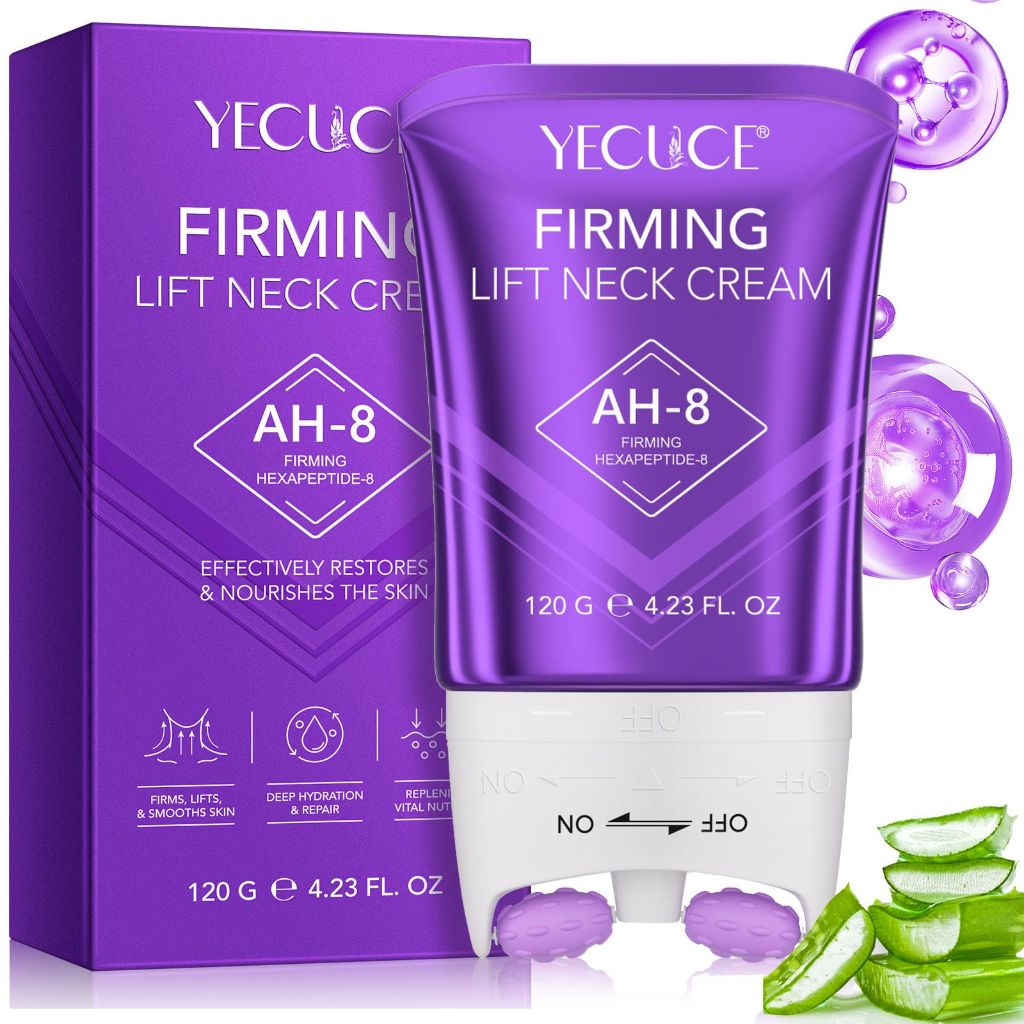 RoongDuuDll AH-8 Neck Creams for Sagging and Tighten, Neck Firming Cream