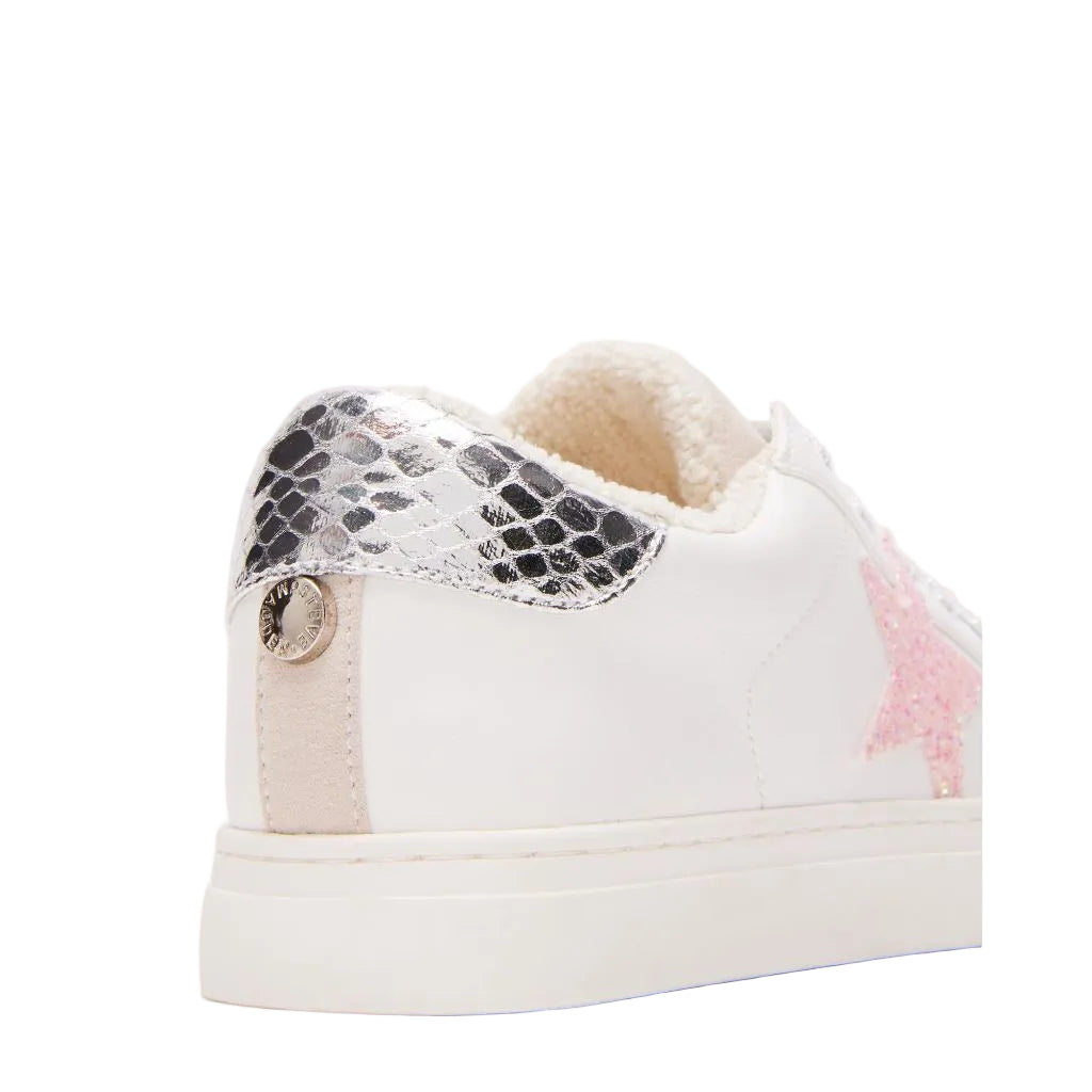 Steve Madden Girls Shoes Rezume Sneaker, White Multi, 7