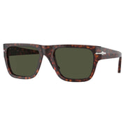 Persol Unisex PO3348S Square Sunglass Frames, 24/31, Square Frame, Havana