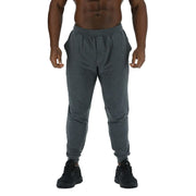 TYR Men's Ultrasoft Midweight Terry Jogger, Charcoal Heather, Large