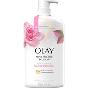 Olay Fresh Outlast Rose Water & Sweet Nectar Body Wash, 975 mL
