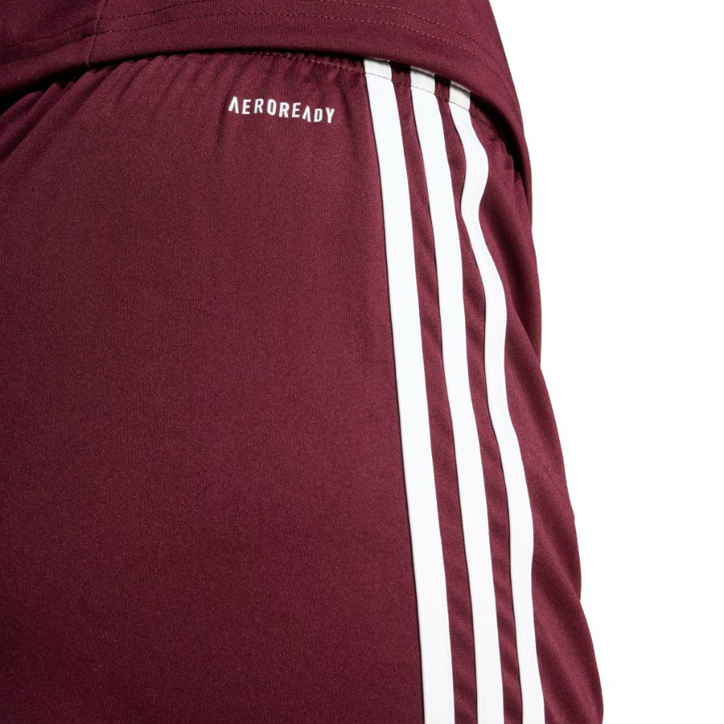 Adidas Women's Squadra 25 Soccer Shorts, Team Maroon/White, Medium