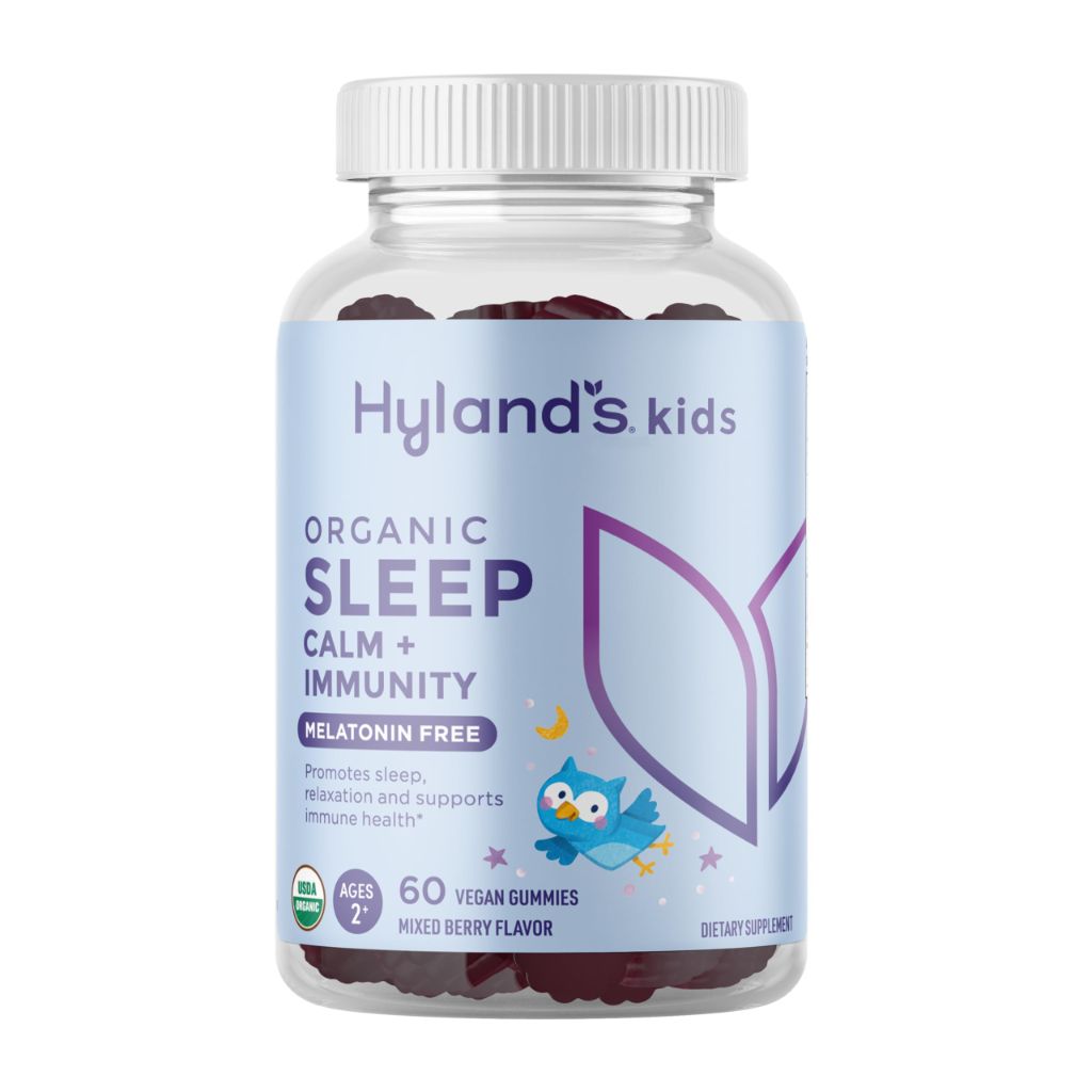 Hyland's Kids Melatonin Free Organic Sleep Aid Gummies with Calm & Immune Support - 60 Vegan Gummies