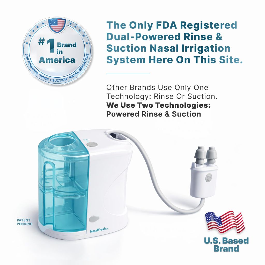 NASALFRESH MD - Dual Powered Nasal Irrigation System