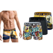 CRAZYBOXER the Mandalorian Baby Yoda 3-Pack Men’s Boxer Briefs - Size M