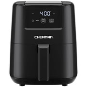 Chefman 2 Qt Compact Air Fryer W/ Digital Display and Shake Reminder - Black  New