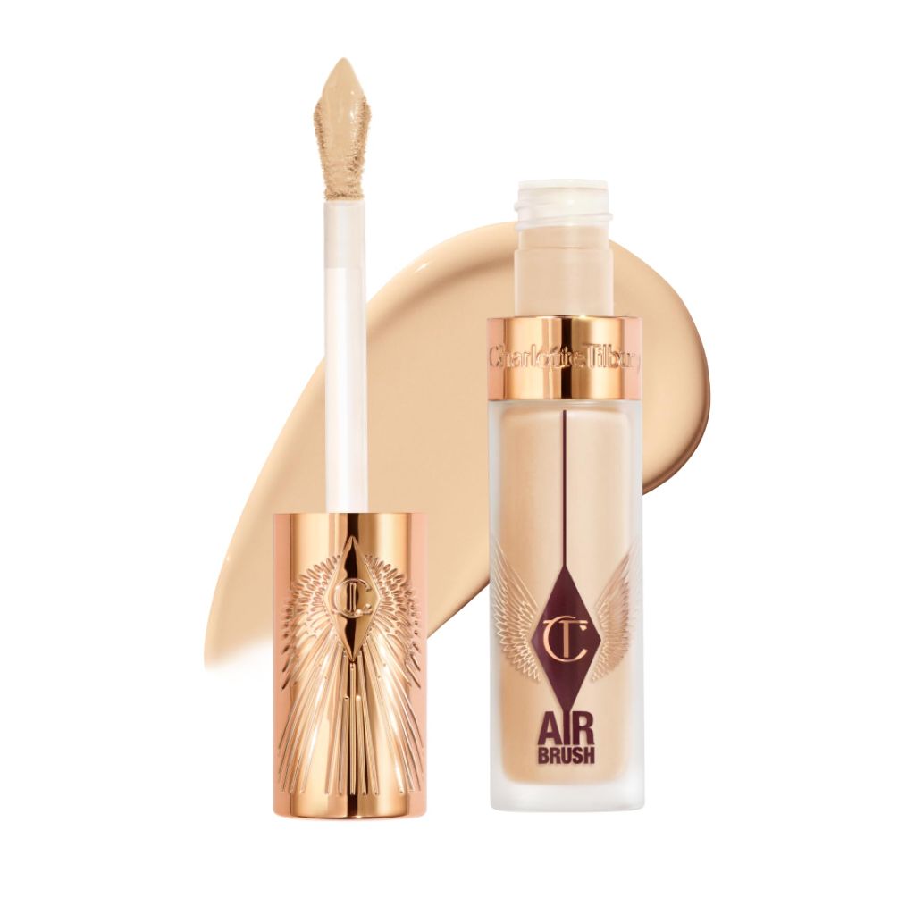 Charlotte Tilbury AIRbrush Flawless Blur Concealer - Concealer for Dark Circles, 4.5 Fair
