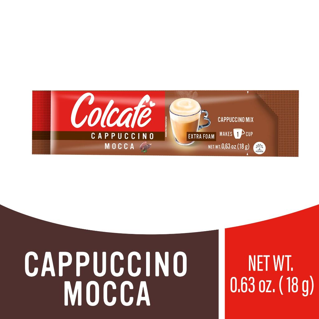 Colcafe Instant Mocca Cappuccino, 6 sticks per pack, Pack of 2