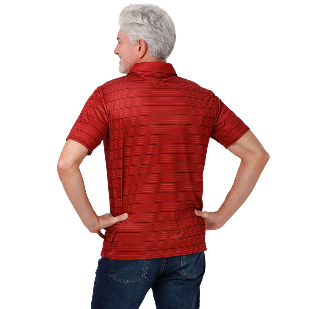 FOCO Miami Heat NBA Mens Striped Polyester Polo - XXL