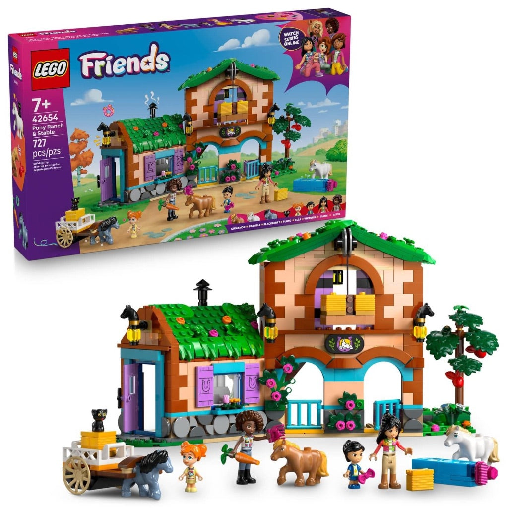 LEGO Friends: Pony Ranch & Stable - 727 Pieces (42654)