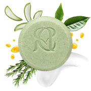 Alice Cares Moisturizing Shampoo Bar for Dry & Frizzy Hair – with Green Tea, Aloe Vera & Rosemary Oil