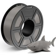 TECBEARS PLA Filament 1.75mm, Neatly Wound 3D Printer Filament, Dimensional Accuracy +/- 0.02 mm,  Grey