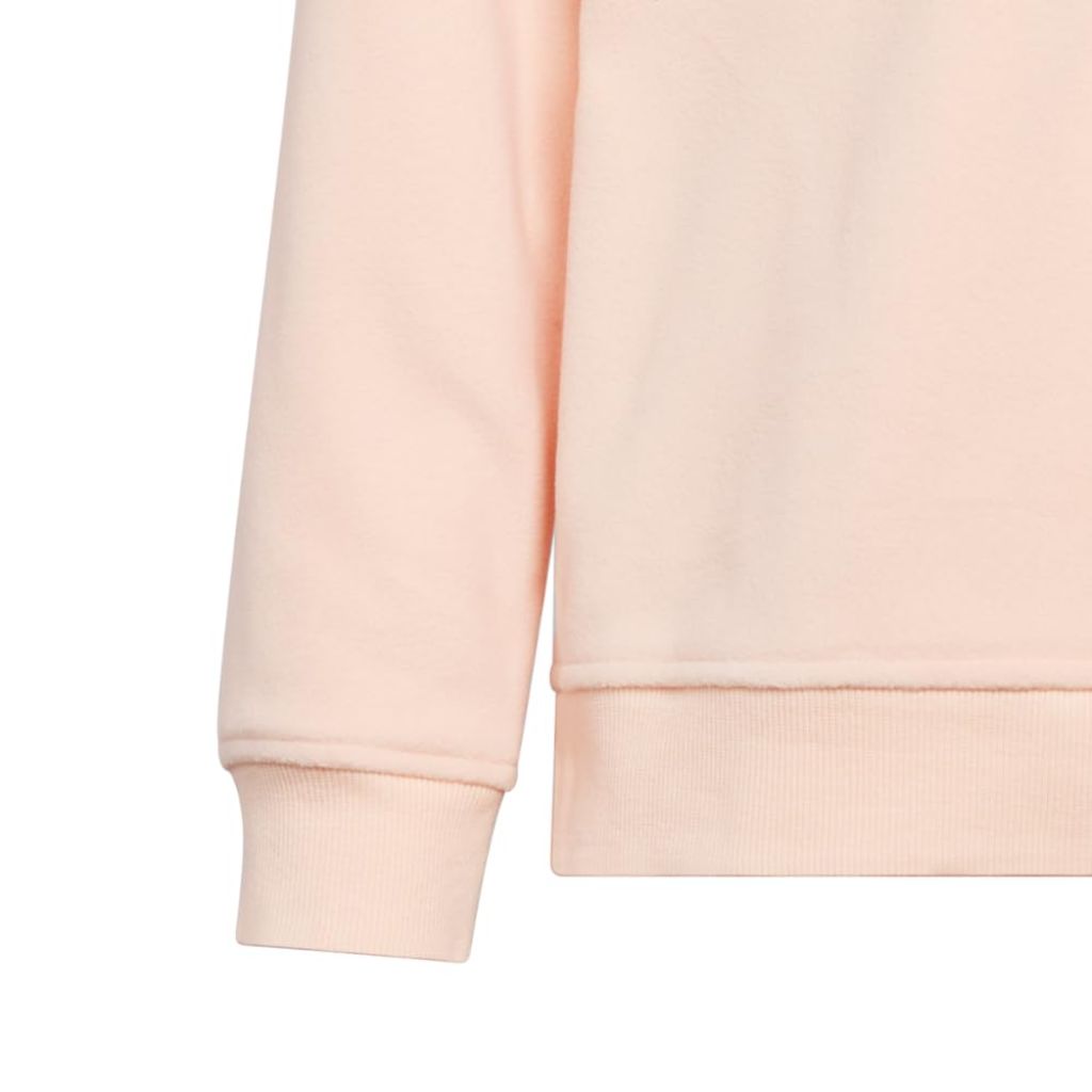 adidas Men's Fleece Mock Neck Pullover - Powder Coral, XS