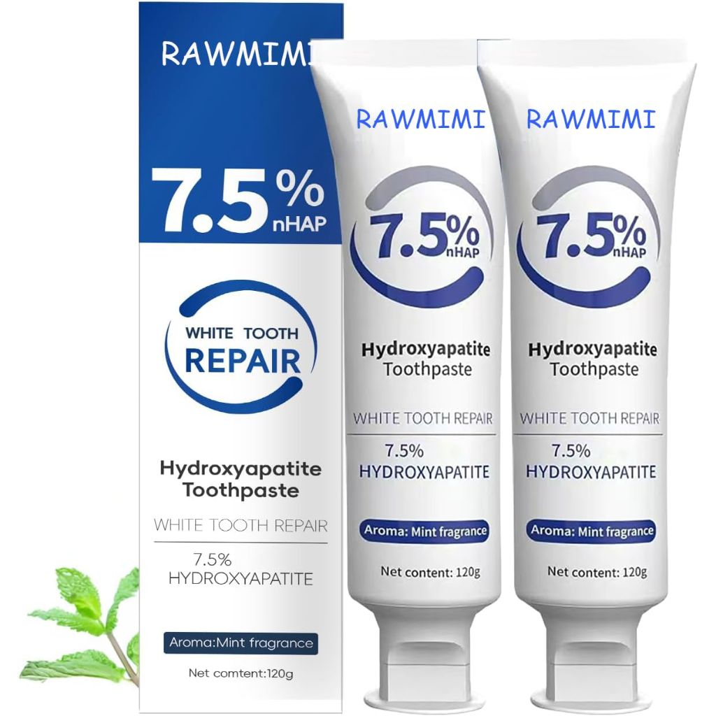 Hydroxyapatite Toothpaste for Sensitive Teeth | Gentle Mint (2 Pack)