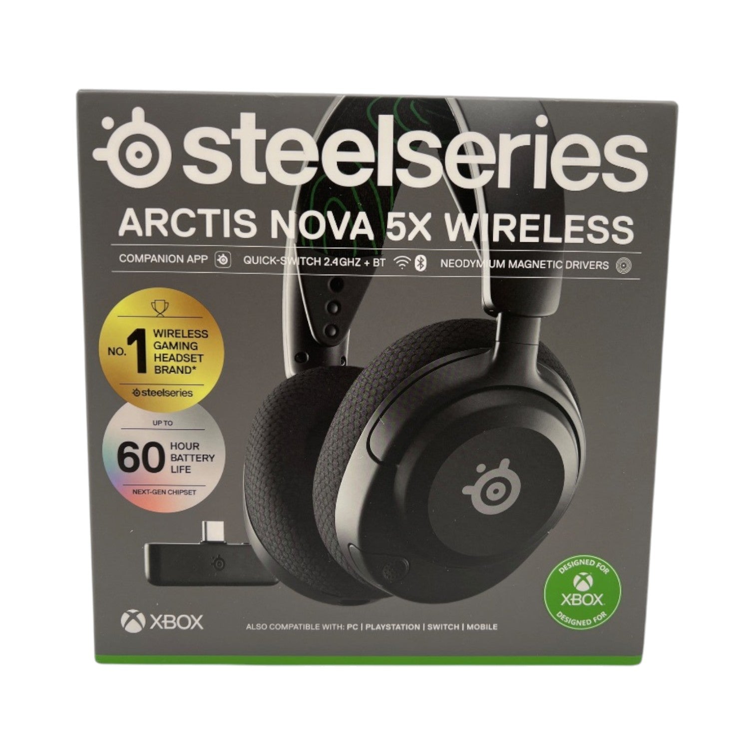 SteelSeries Arctis Nova 5X Wireless Gaming Headset - Black