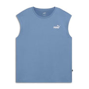 Puma Men's Big & Tall Crew Neck Essentials Sleeveless T-Shirt, Blue - Size 2XLT