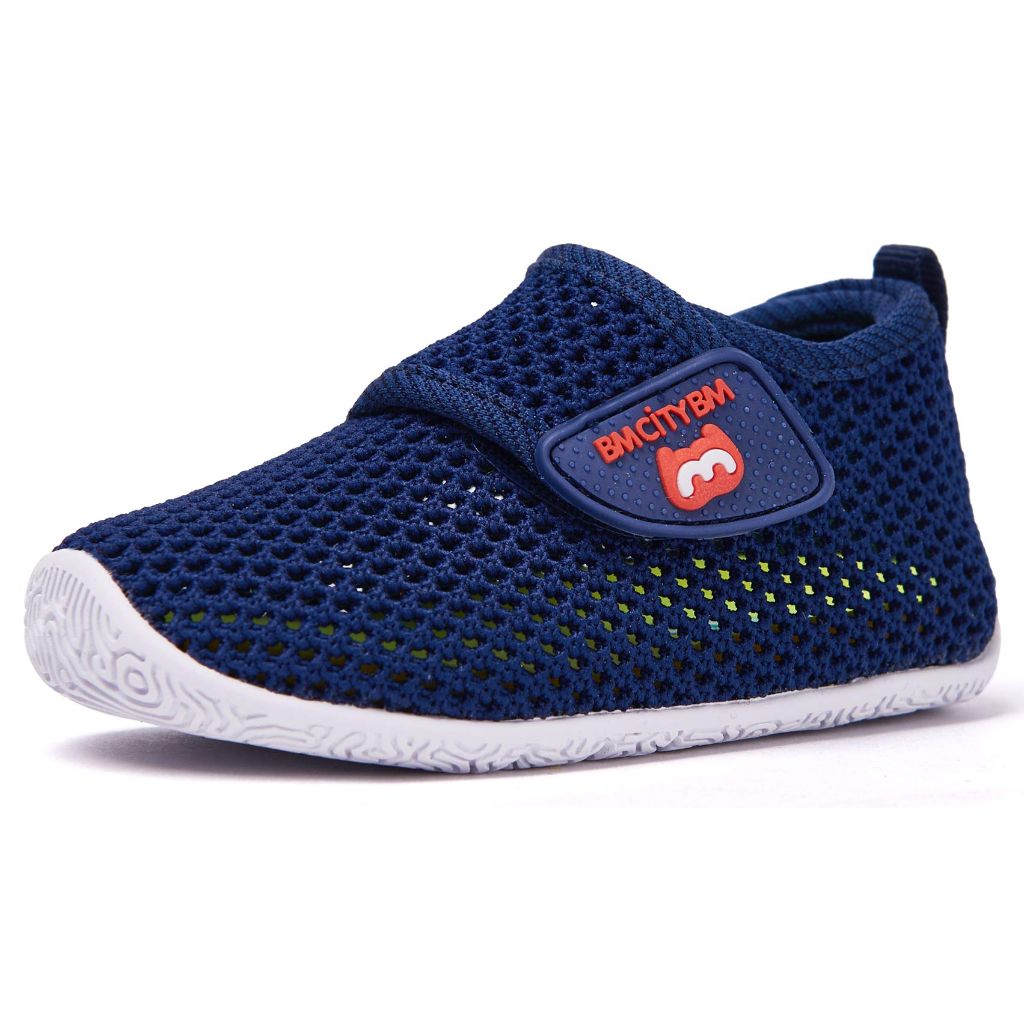 BMCiTYBM Baby Walking Shoes Girl Boy Sneakers First Walker Sandals 6-12 Months Infant Navy Blue